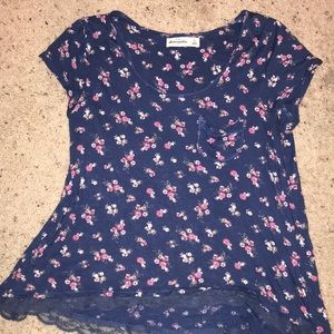 abercrombie kids floral shirt